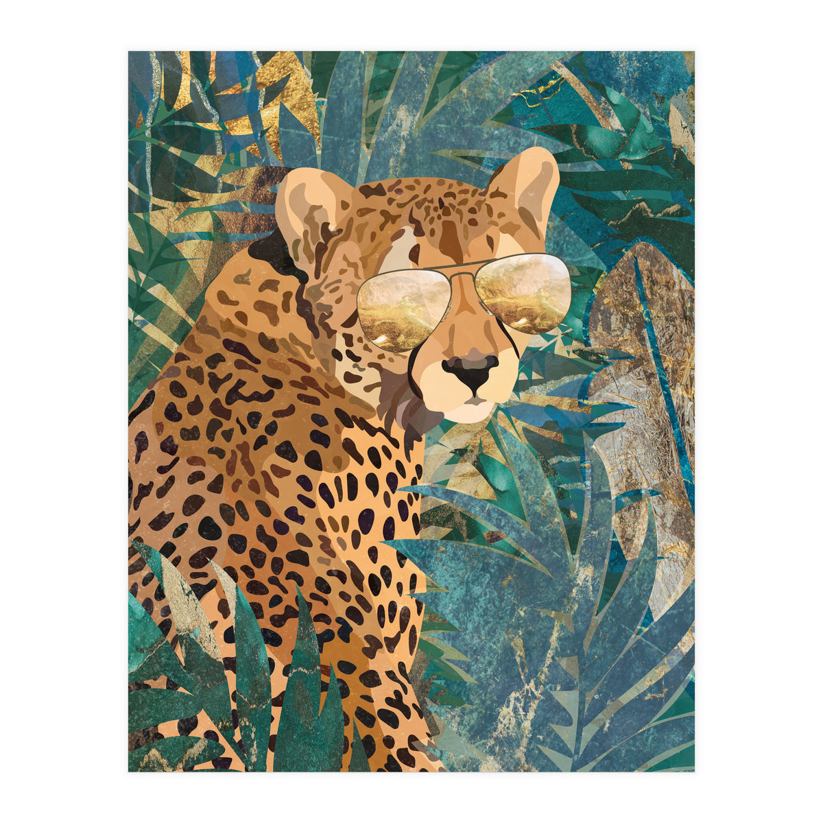 Cheetah in the jungle (Print Only)