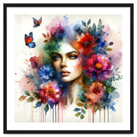 Ethereal Floral Portrait