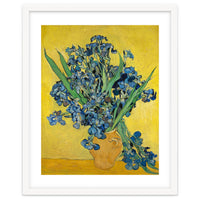 Irises. Date: May 1890, Saint-Rémy-de-Provence. Dimensions: 92.7 cm x 73.9 cm, 111.5 cm x 92.9 cm.