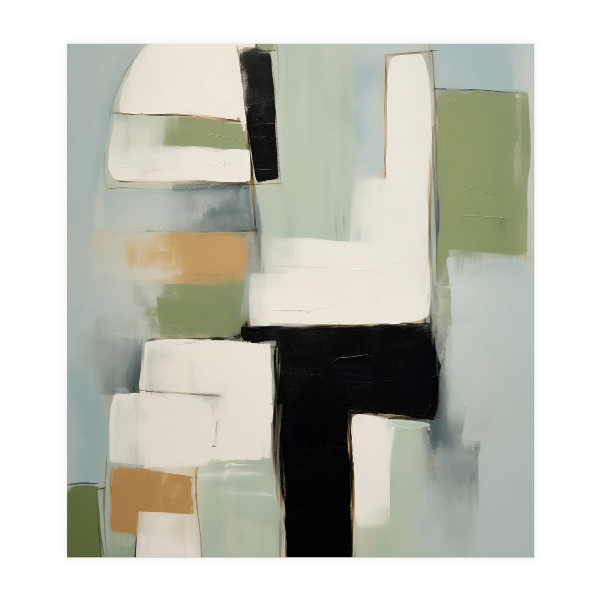 Modern Block Study 3 (Print Only)