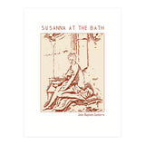 Susanna At The Bath – Jean Baptiste Santerre (Print Only) thumbnail
