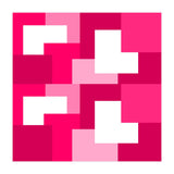 Pink Abstract Square Tiles (Print Only) thumbnail