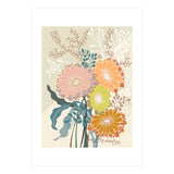 Springtime Daisies Earthy Tones (Print Only) thumbnail