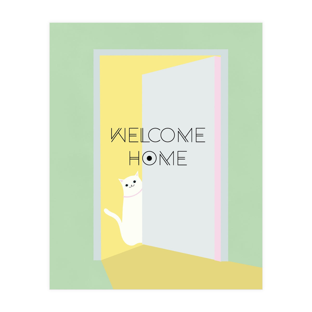 ‎WELCOME HOME - SWEET CAT (Print Only)