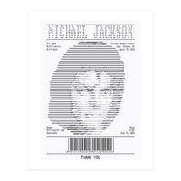 Receipt Art Michael Jackson (Print Only)