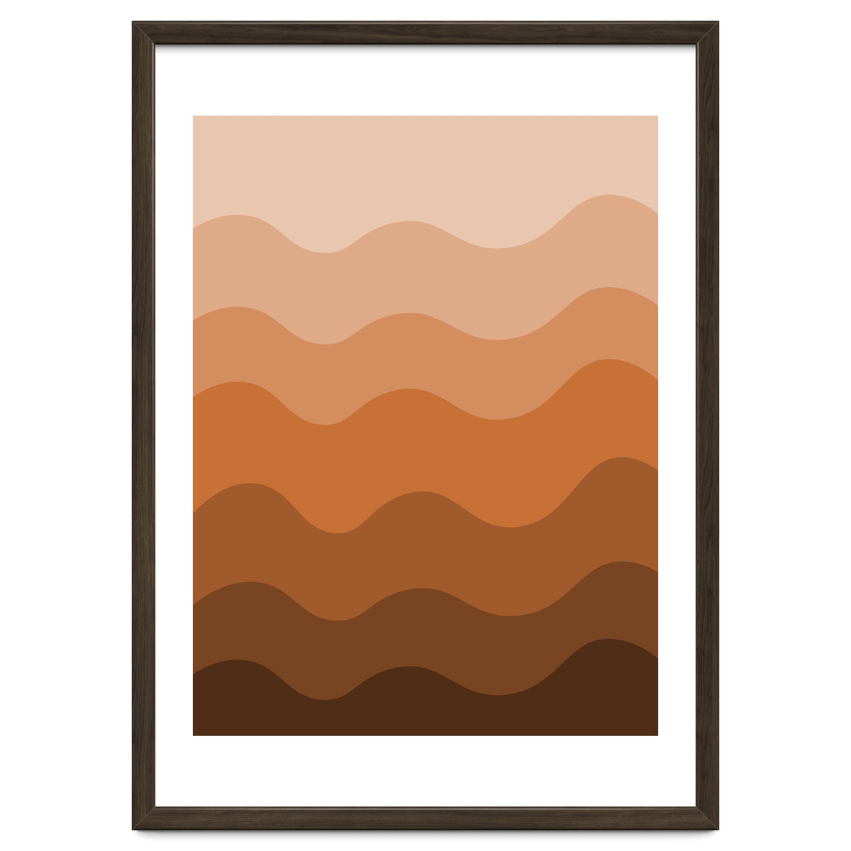 Brown gradient design