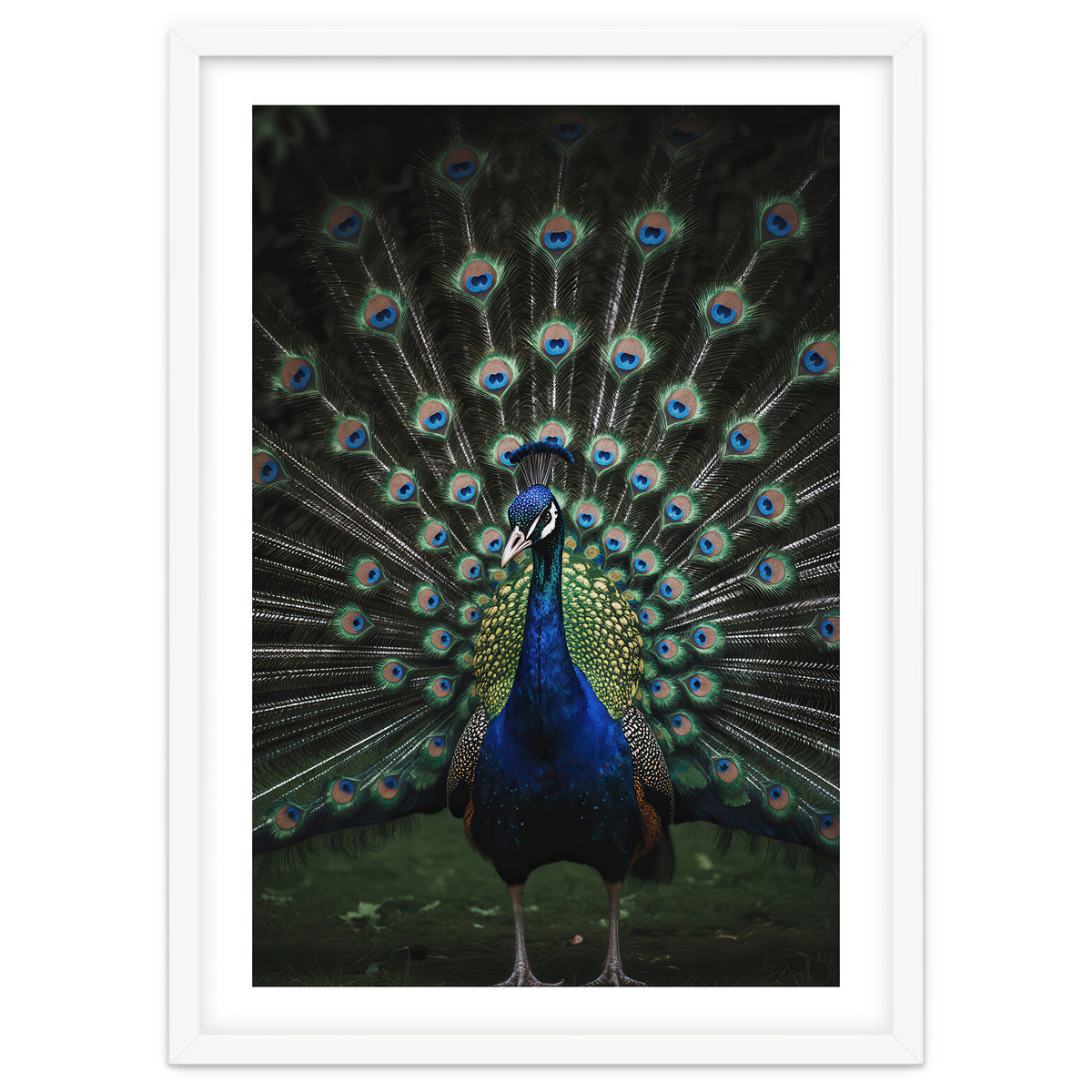 Peacock Portrait Photography