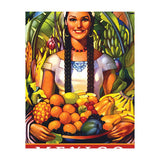 Mexico, Woman With Fruit Basket (Print Only) thumbnail