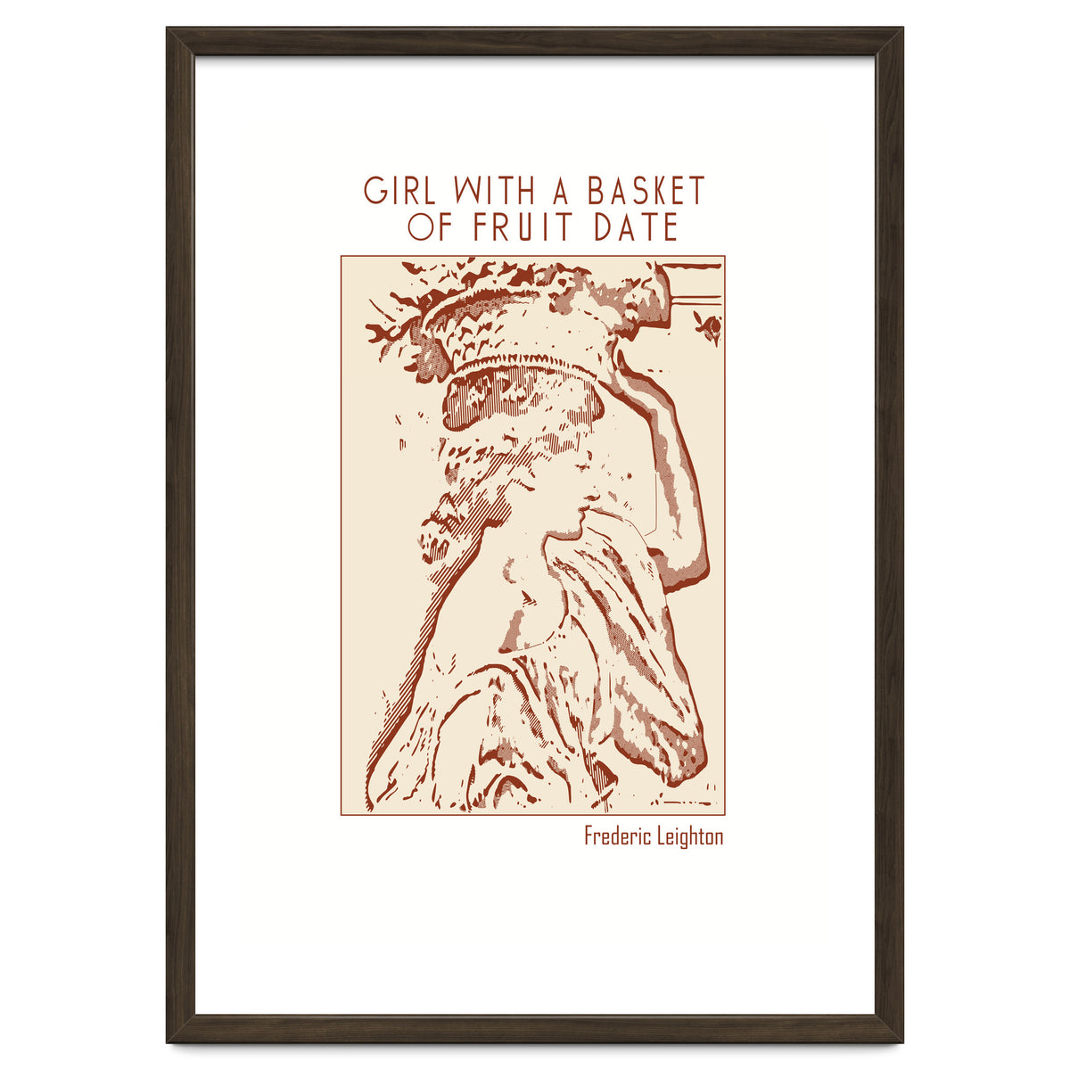 Girl With A Basket Of Fruit Date – Frederic Leig