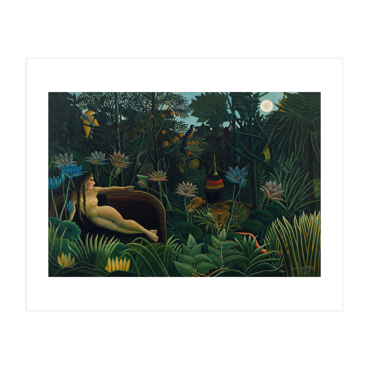 Le Rêve / The Dream. Date/Period: 1910. Painting. Oil on canvas. Height: 204.5 cm (80.5 in); Widt... (Print Only)