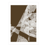 Abstract White Scratch (Print Only)