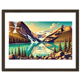 Vintage Lake Louise Banff Poster, Canada thumbnail