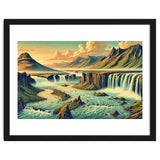 Vintage Iceland, Landscape Poster thumbnail