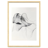 Abstract Black And White Flowing Lines Art thumbnail