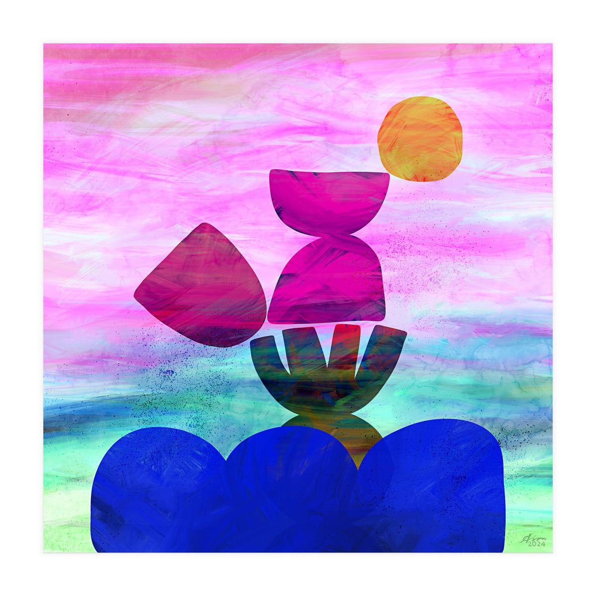 Balance (pink) (Print Only)