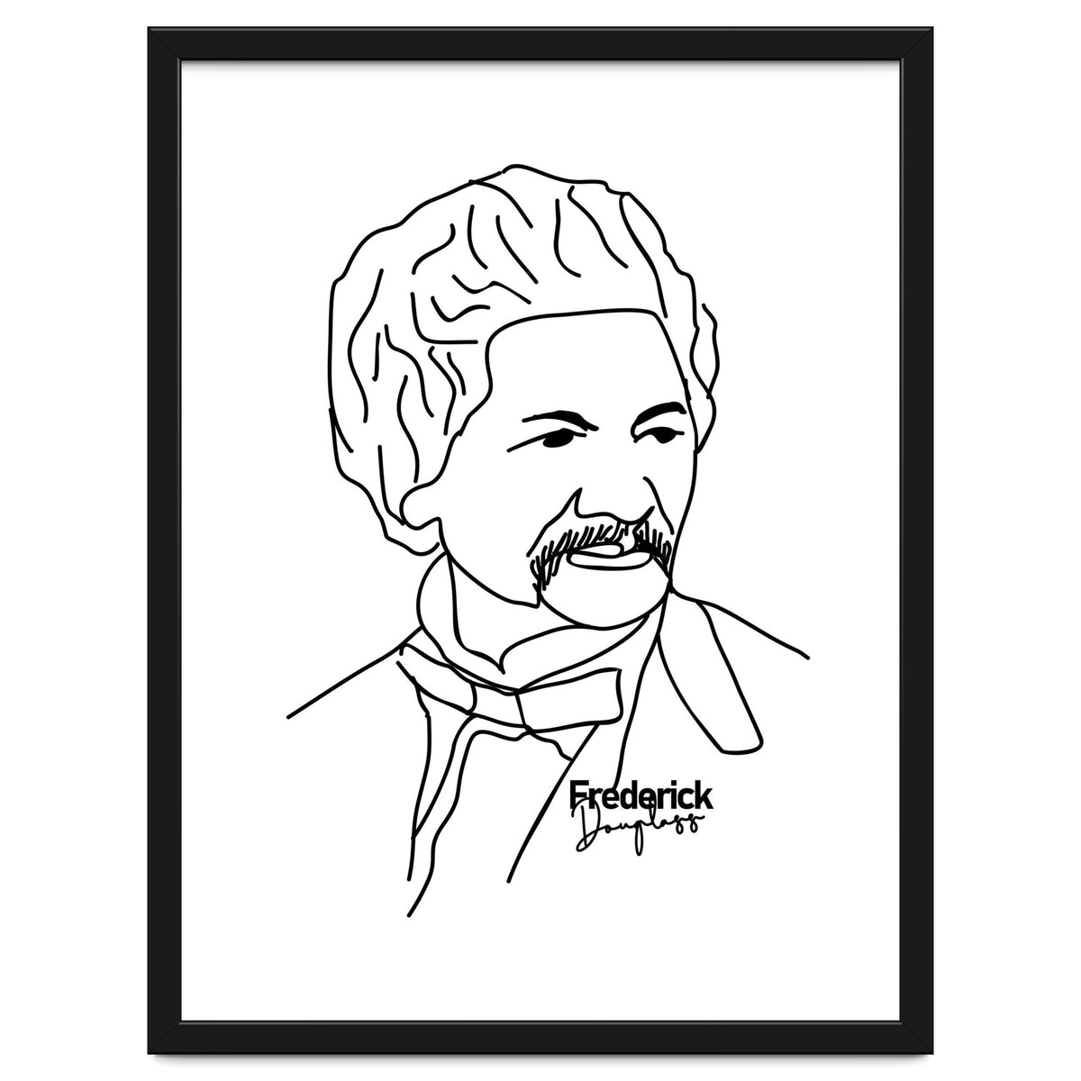 Frederick Douglass Illustration
