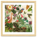 Exotic Lush Jungle And Wild Animals Landscape thumbnail
