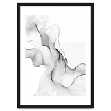 Abstract Black And White Flowing Lines thumbnail