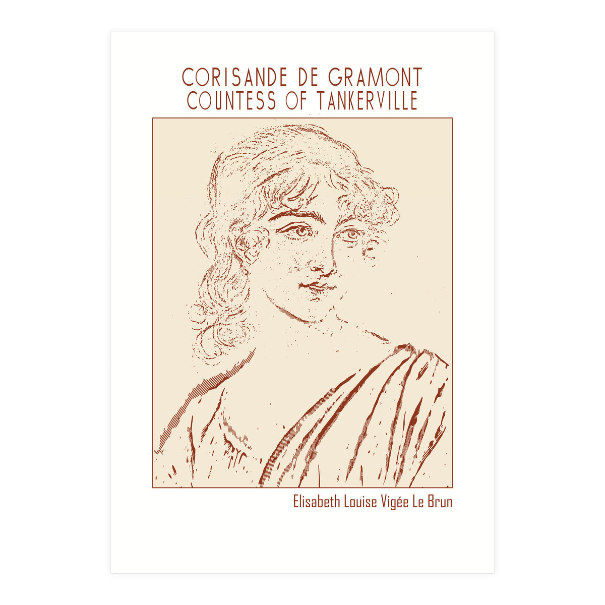 Corisande De Gramont, Countess Of Tankerville  (Print Only)