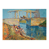 Drawbridge at Arles with a group of washerwomen (pont de Langlois, Arles, France). (Print Only) thumbnail