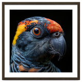 Close Up Of A Colorful Parrot Bird's Head thumbnail
