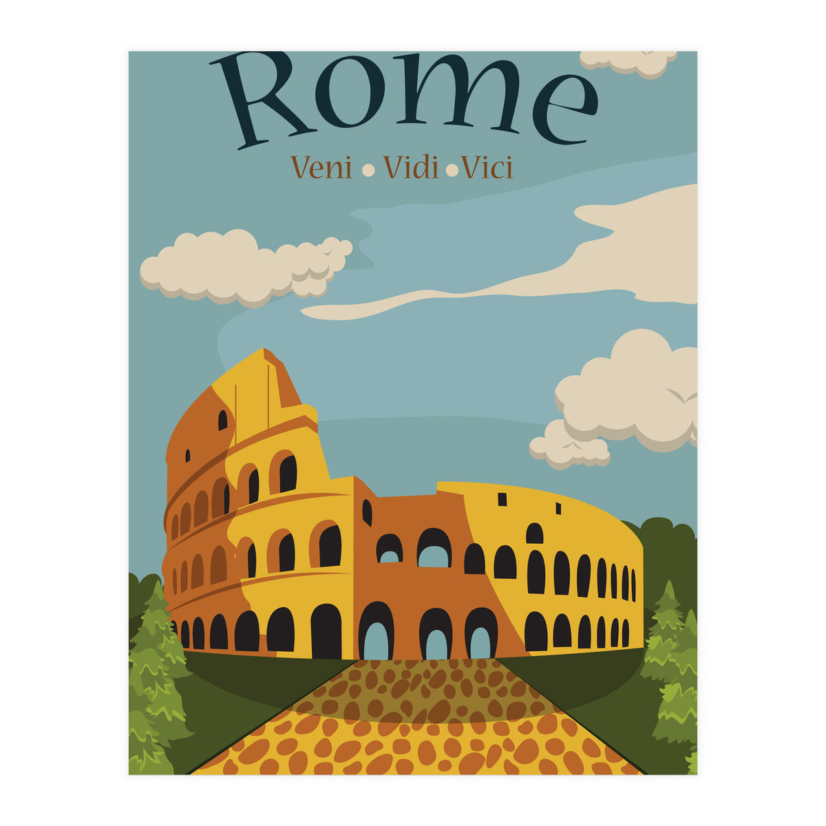 Rome, Colosseum, Italy (Print Only)