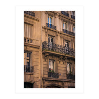 Street Photography - Haussmanian Facade, Paris (Print Only)