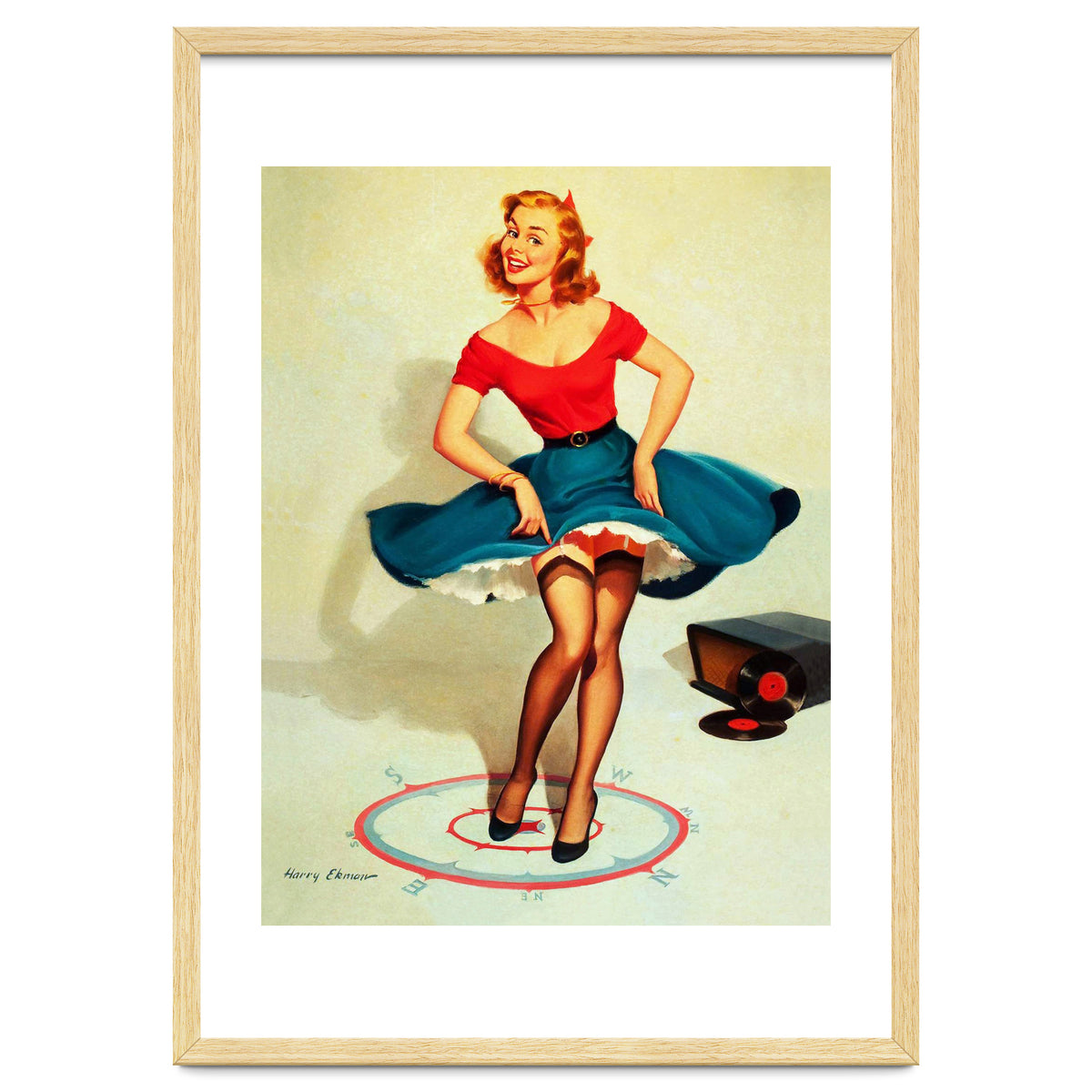 Pinup Dancing Girl