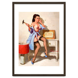 Hot Pinup Girl With A Hammer thumbnail