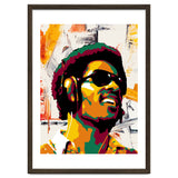 Stevie Wonder Colorful Abstract Retro Art thumbnail