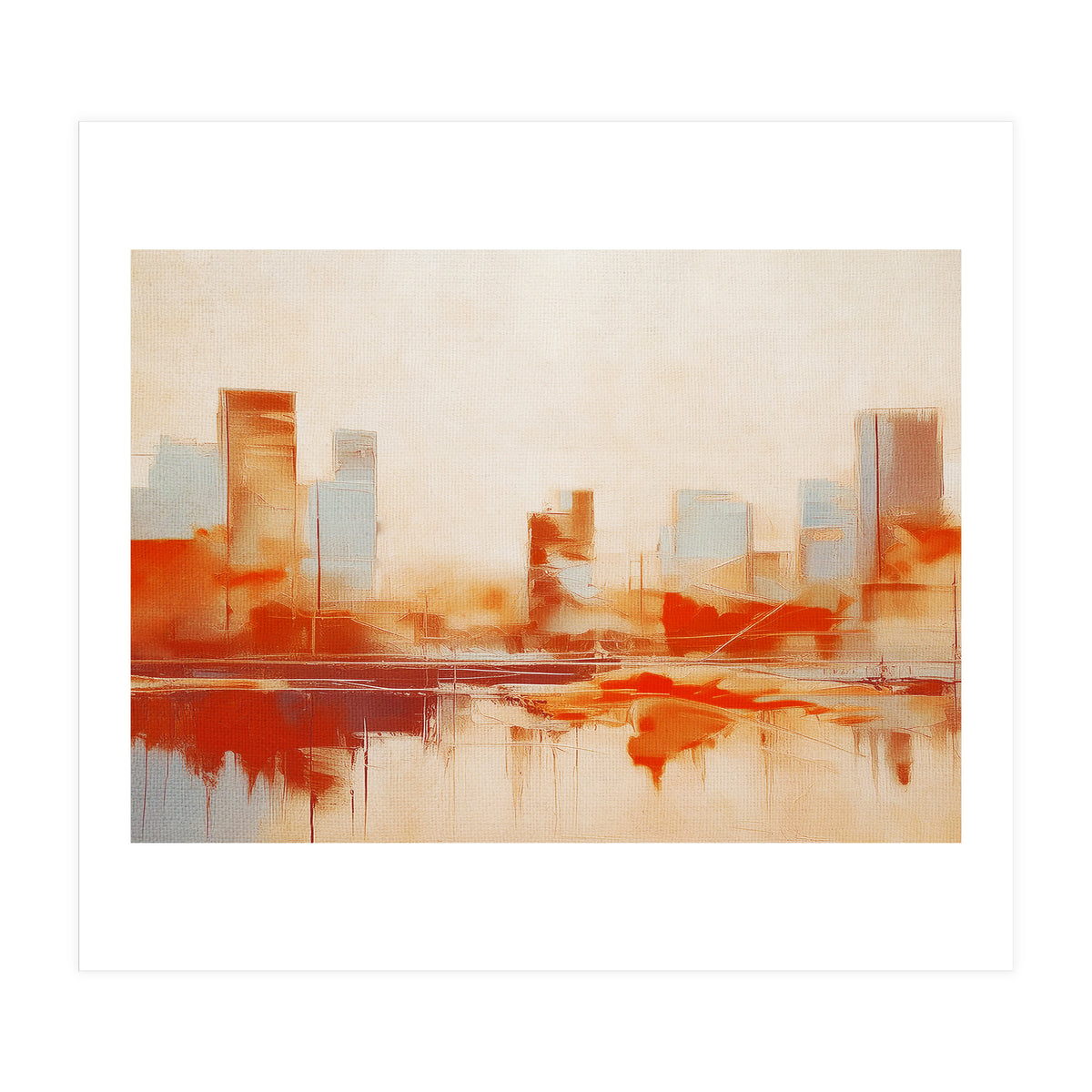 Buildings At Dusk 02 (Print Only)