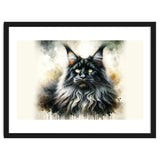 Majestic Long Haired Cat Portrait thumbnail