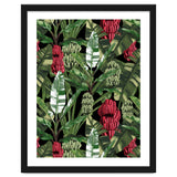 Banano Leaves Dark Jungle Red thumbnail