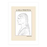 La Bella Principessa – Leonardo Da Vinci Ascii Art (Print Only) thumbnail