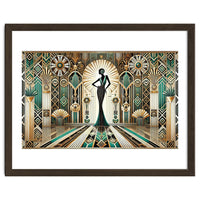 Art Deco Glamour Woman
