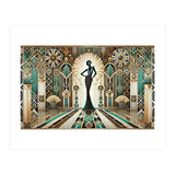Art Deco Glamour Woman (Print Only) thumbnail