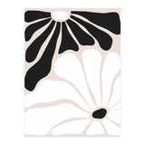 Floral Yin Yang, Scandinavian Nature Flowers Botanical Concept, Plants Blossom Positivity Neutral Minimalism (Print Only) thumbnail