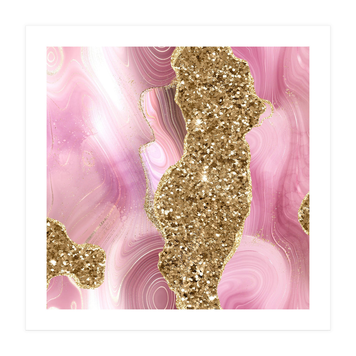 Agate Glitter Dazzle Texture 13 (Print Only)