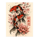 Koi fish Japanese (Print Only) thumbnail