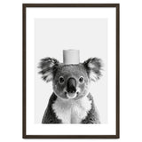 Koala, Toilet Paper Crown, Cute Animal Bathroom Art thumbnail