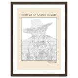 Portrait of Patience Escalier (1888) - Vincent van Gogh(ascii art) thumbnail