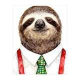 Sloth in the office Attire (Print Only) thumbnail