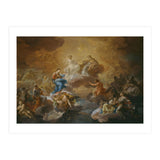 Corrado Giaquinto / 'La Santísima Trinidad, la Virgen y santos', 1755-1756, Italian School. (Print Only) thumbnail