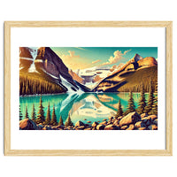 Vintage Lake Louise Banff Poster, Canada
