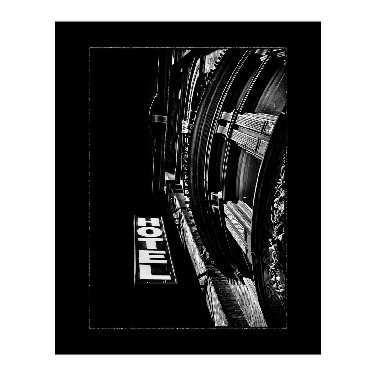 Gladstone Hotel No 2 with Border (Print Only)