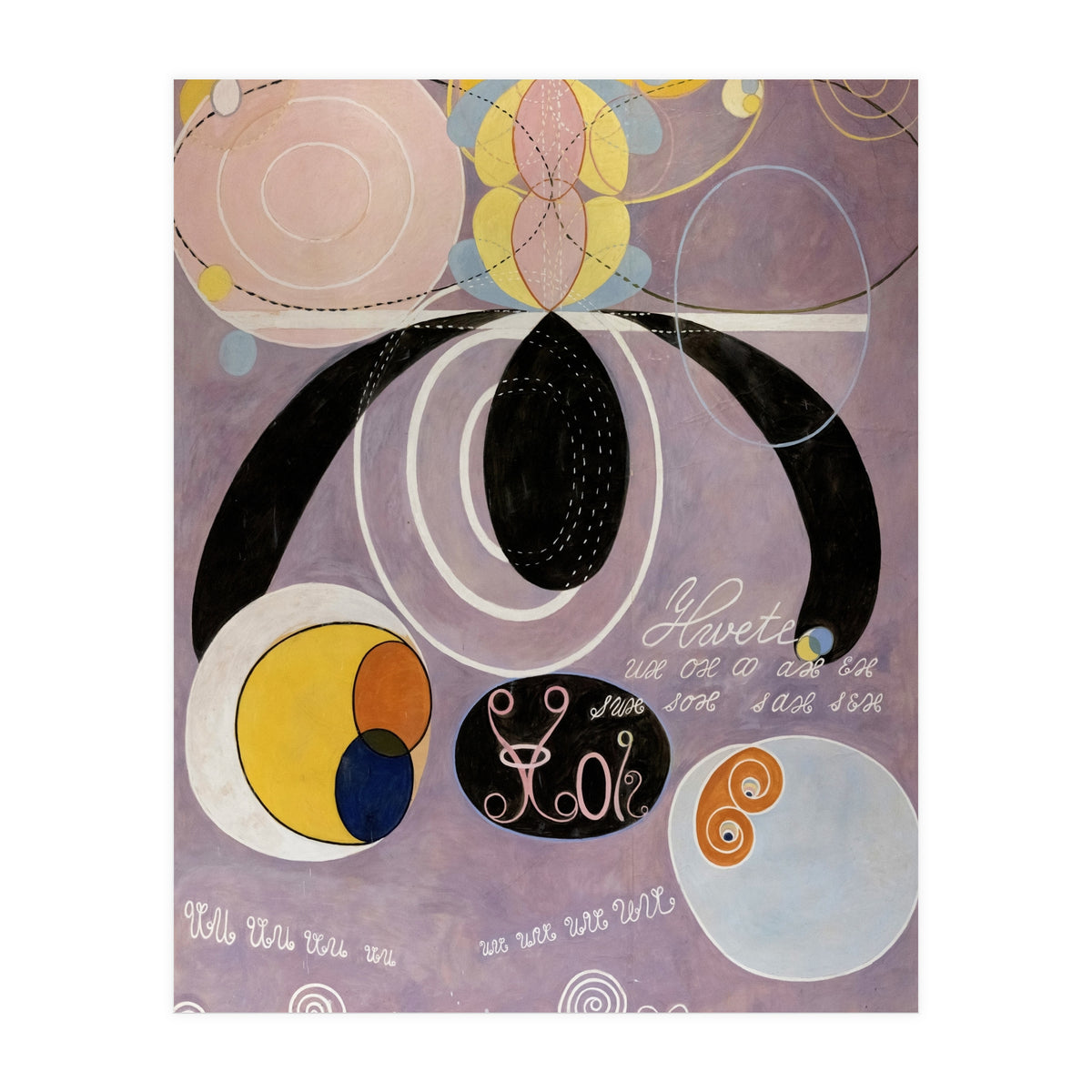Hilma af Klint The - Ten Largest No 6 Adulthood Abstract Spiritual Art (Print Only)