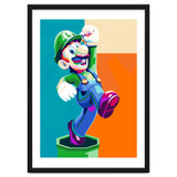 Mario Luigi Pop Art Cartoon Pop Art thumbnail