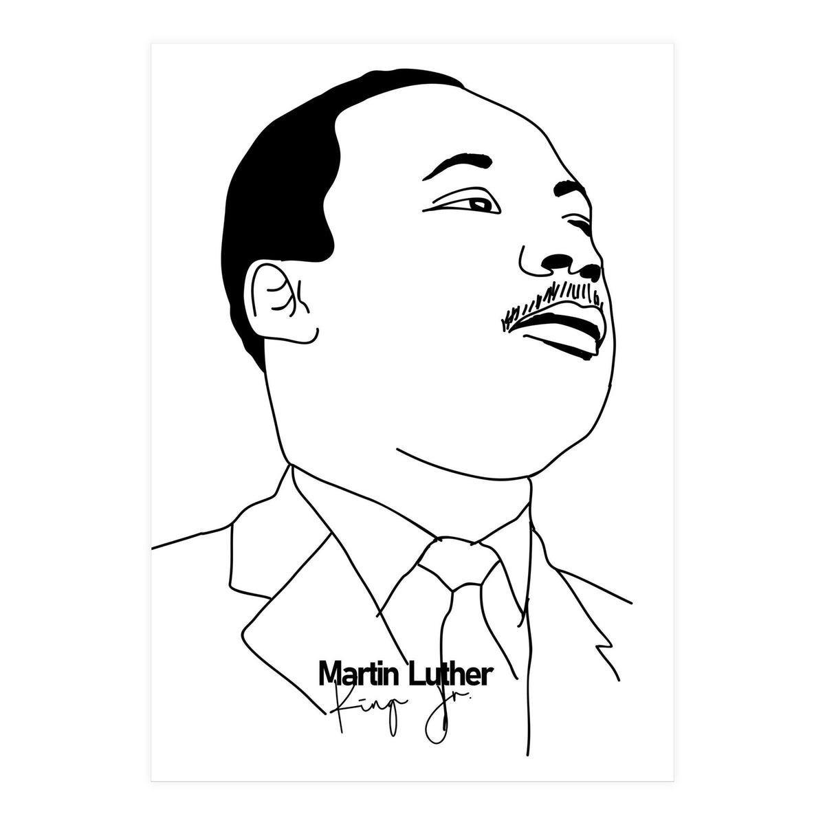 Martin Luther King Jr (Print Only)