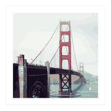 Golden Gate Watercolor Art (Print Only) thumbnail