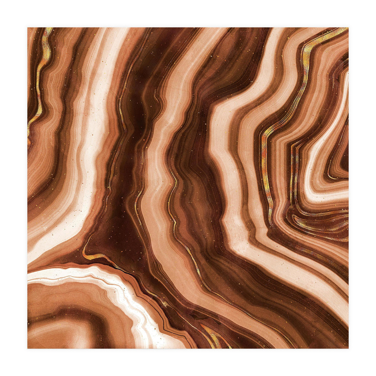 Golden Agate Texture 02 (Print Only)
